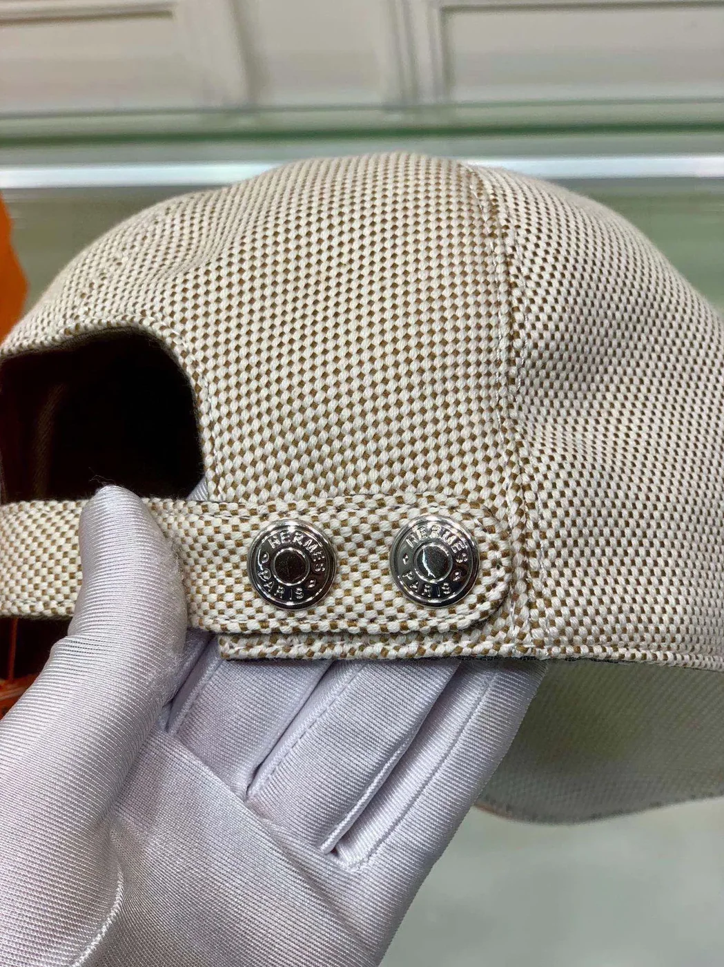 Hermes Davis H Primavera Grey Beige Hermes Cap Hermes Davis H Primavera Grey Beige Hermes Cap