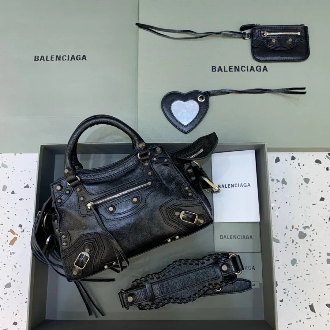 Balenciaga Neo Cagole XS Handbag In Black