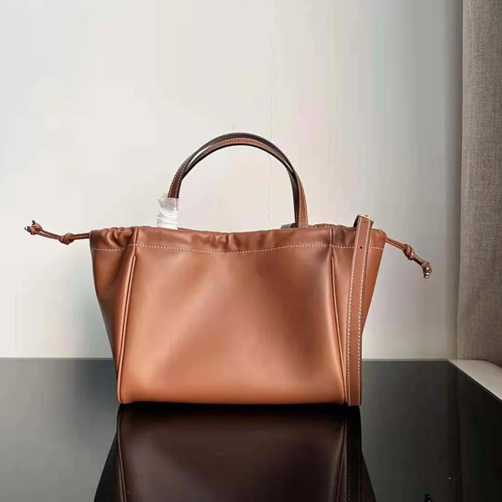 Celine Small Cabas Drawstring Cuir Triomphe in Smooth Calfskin for Women