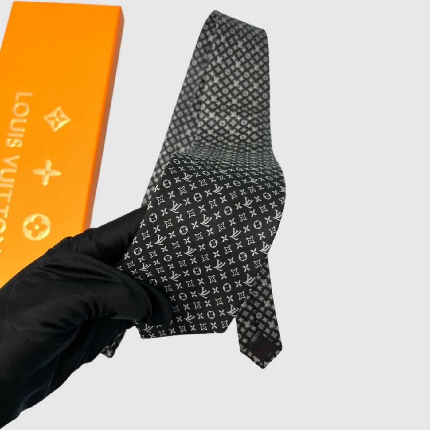 Louis Vuitton Monogram Classic Tie Black LV for Men Louis Vuitton Monogram Classic Tie Black LV for Men