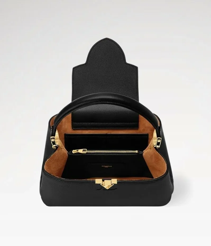 Louis Vuitton Capucines MM Souple Black /