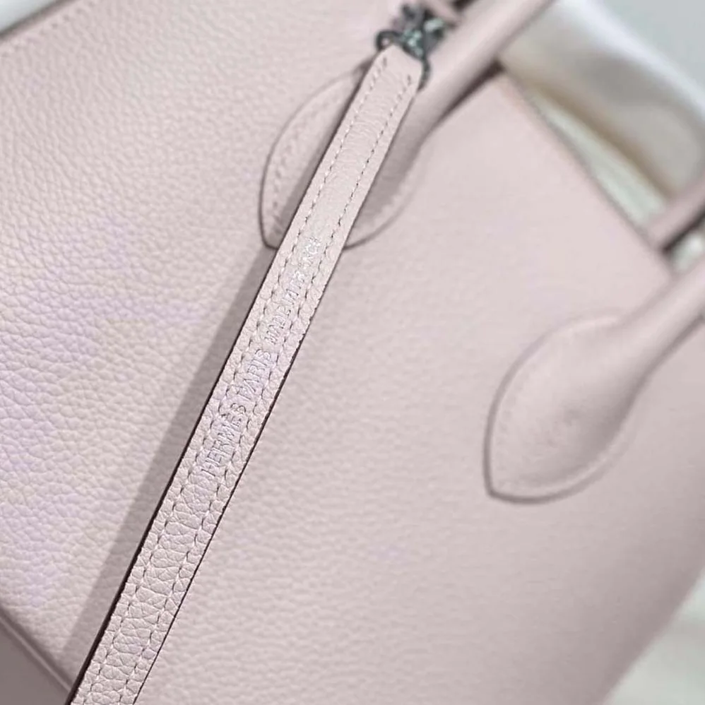 Hermes Bolide 1923 Bag in Epsom Calfskin for Unisex in Pink