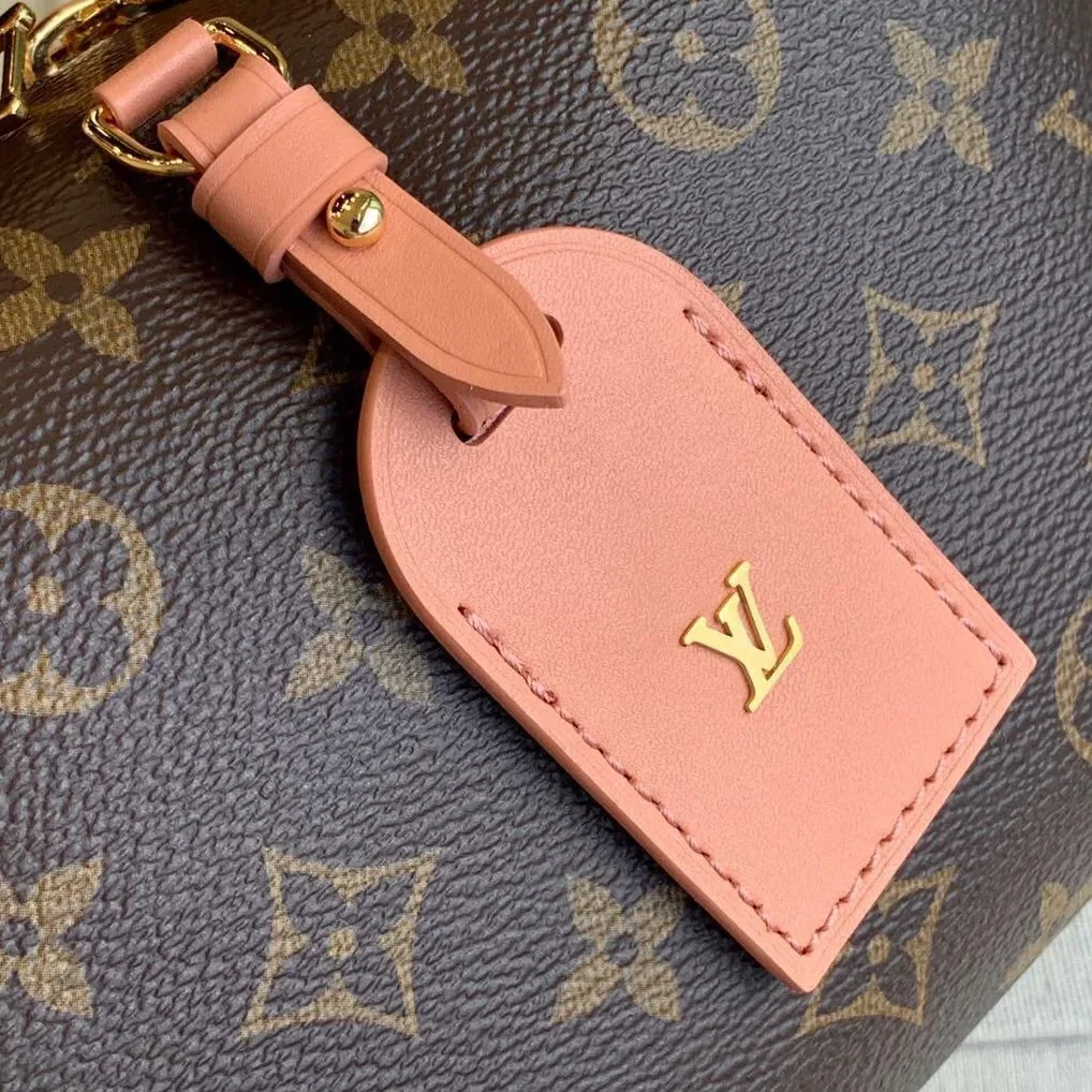 Louis Vuitton Petite Malle Souple Monogram Canvas Pink