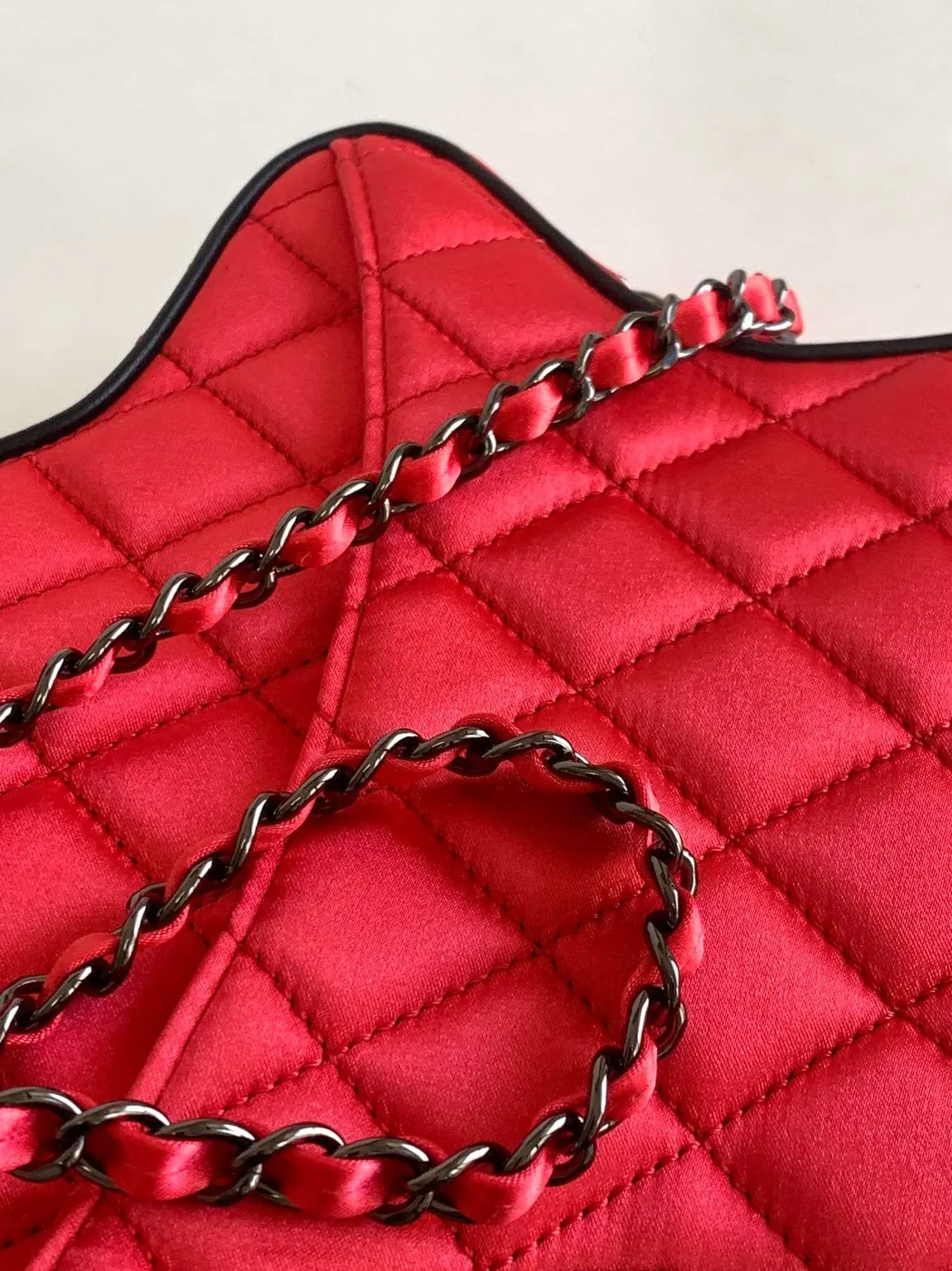 Chanel Star Handbag Red in Blue / Chanel Star Handbag Red in Blue /