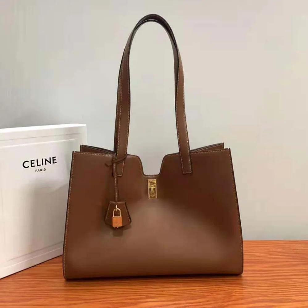 Celine Cabas 16 in Smooth Calfskin for Women in Tan