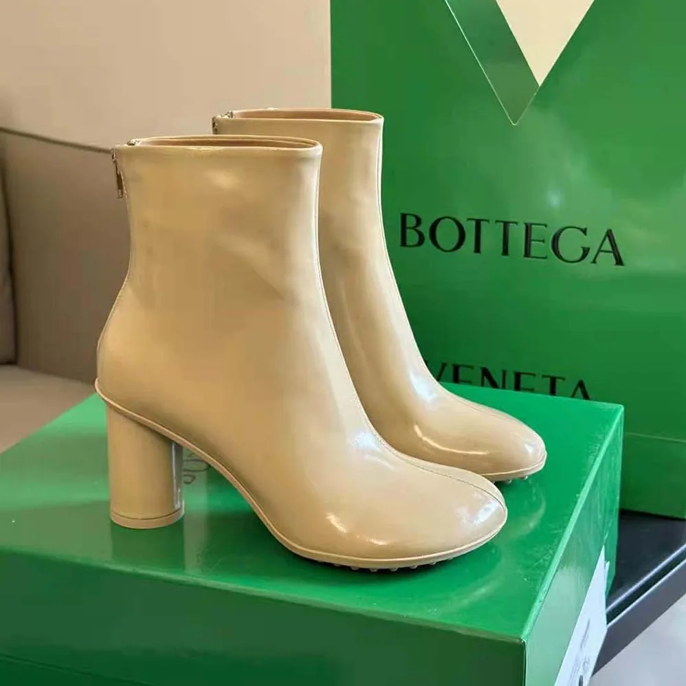Bottega Veneta Atomic Ankle Boot for Women in Beige Bottega Veneta Atomic Ankle Boot for Women in Beige