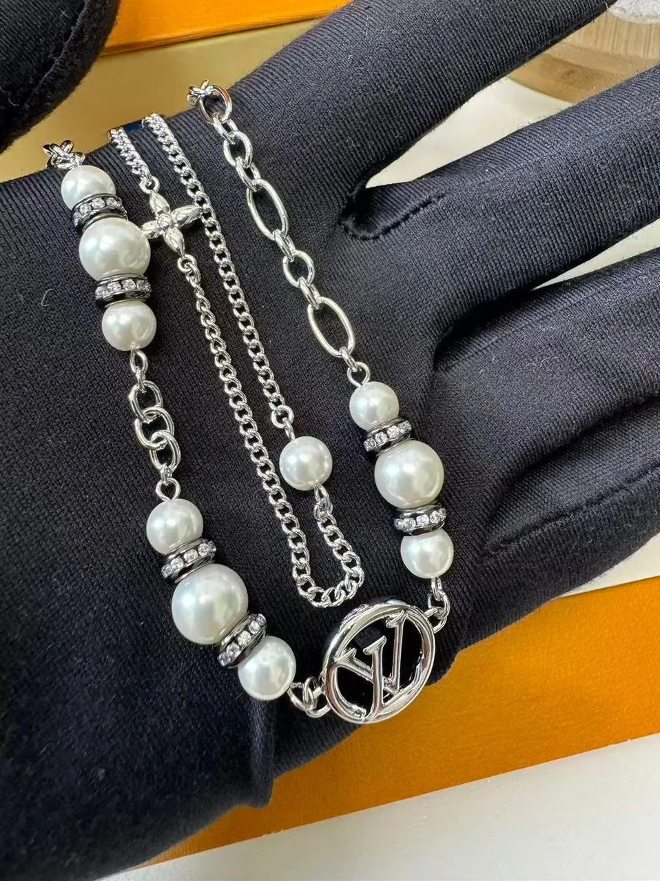 Louis Vuitton Midnight Pearl Necklace Louis Vuitton Midnight Pearl Necklace