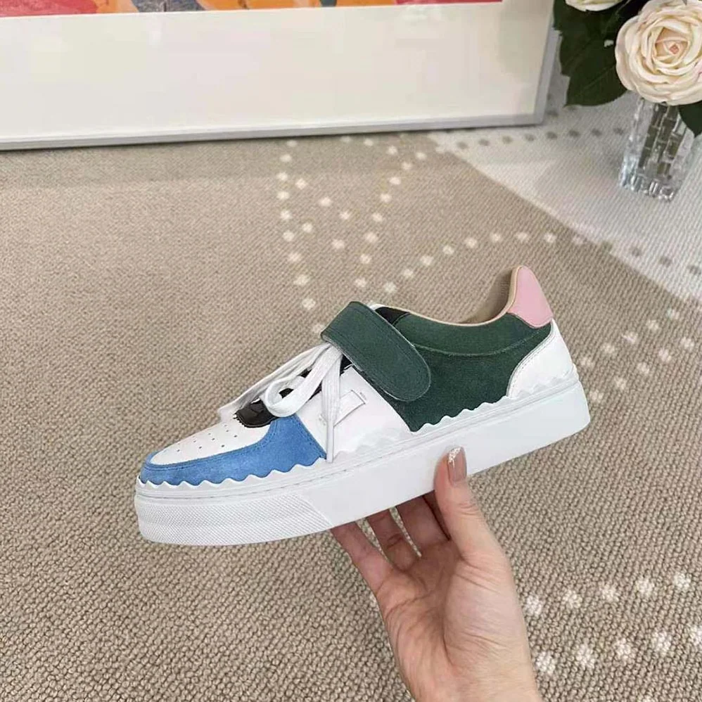 Chloe Lauren Sneaker with Strap for Women in Blue Chloe Lauren Sneaker with Strap for Women in Blue