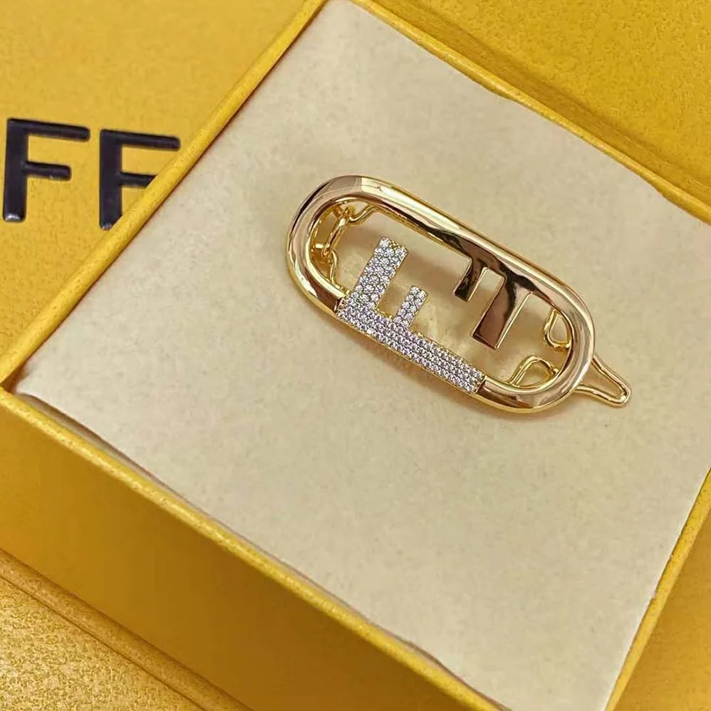 Fendi Hair Clip with Fendi O'Lock Motif for Women