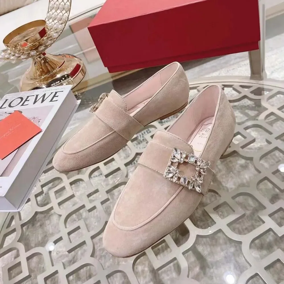 Roger Vivier Mini Broche Vivier Strass Buckle Babies Ballerinas for Women Roger Vivier Mini Broche Vivier Strass Buckle Babies Ballerinas for Women