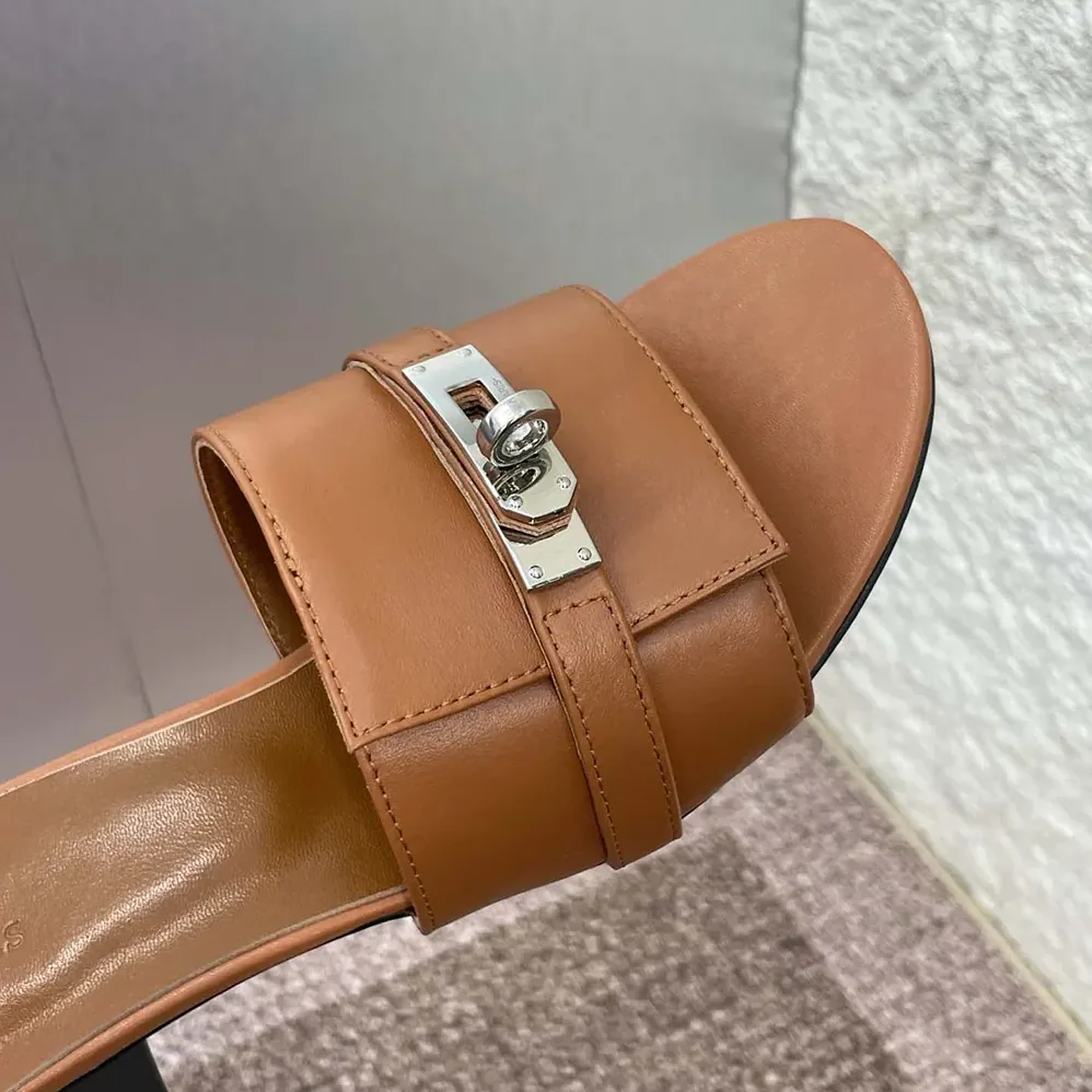 Hermes Gigi 50 Sandal for Women in Brown Hermes Gigi 50 Sandal for Women in Brown