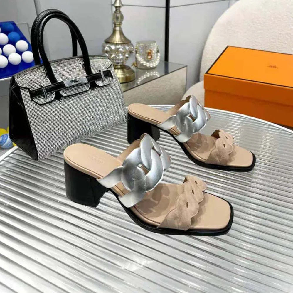 Hermes Gaby 60 Sandal in 6 cm High Heel for Women in Beige Hermes Gaby 60 Sandal in 6 cm High Heel for Women in Beige