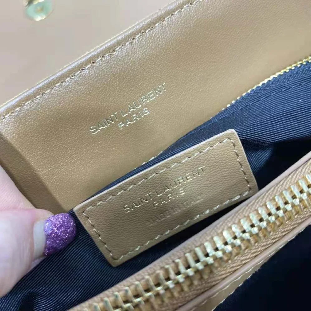 Saint Laurent YSL Loulou Medium Bag in Y for Women in Quilted Suede