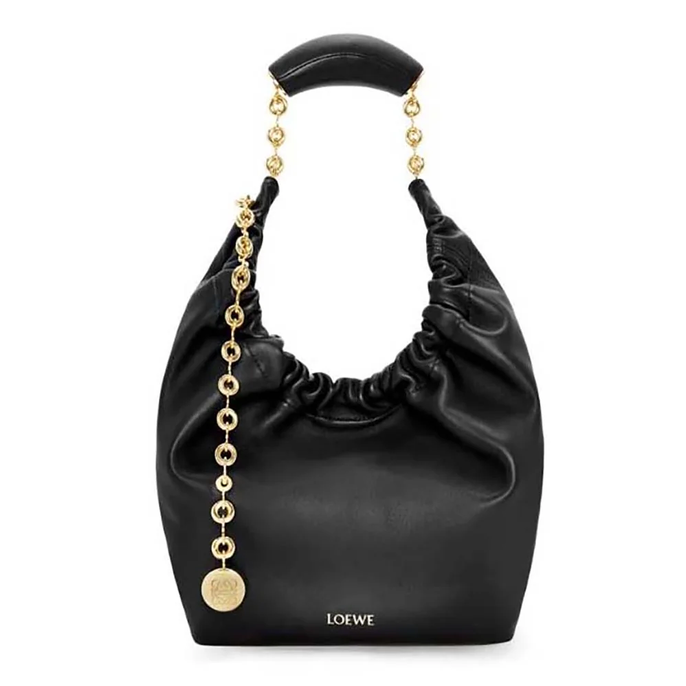Loewe Small Squeeze Bag in Nappa Lambskin for Women in Black