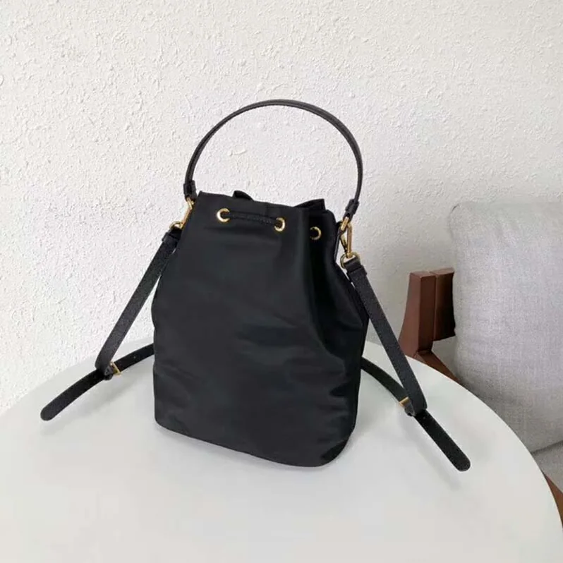 Prada Fabric Shoulder Bag for Unisex in Black Prada Fabric Shoulder Bag for Unisex in Black
