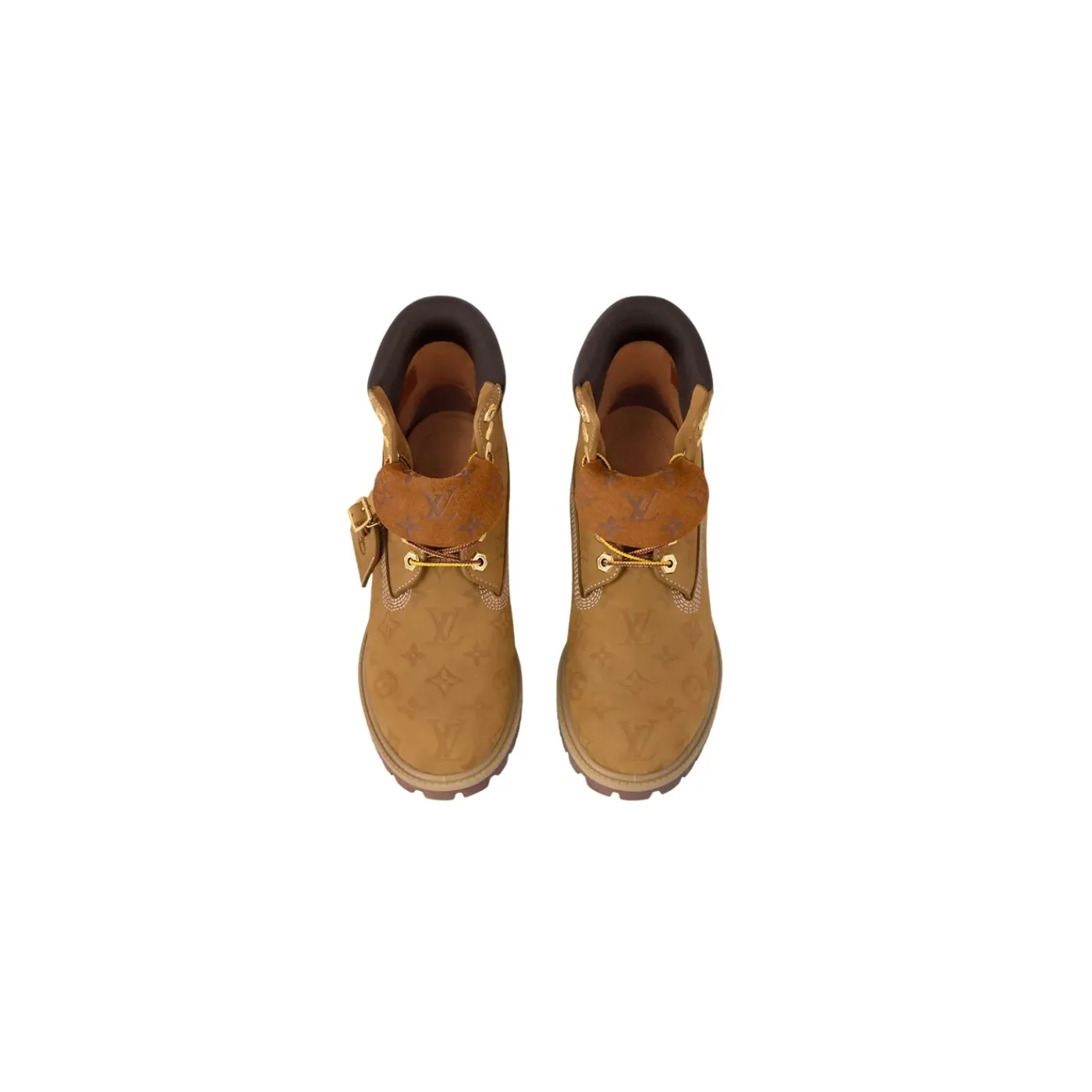 Louis Vuitton x Timberland 6-In Ankle Boots Beige 1AD72T