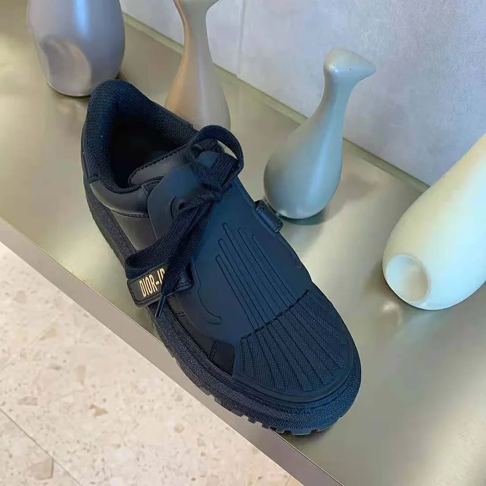 Dior Dior-Id Sneaker Black Rubber and Calfskin for Women Dior Dior-Id Sneaker Black Rubber and Calfskin for Women