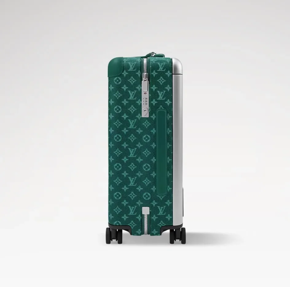 Louis Vuitton Horizon 55 Suitcase in Green Silver Hardware Louis Vuitton Horizon 55 Suitcase in Green Silver Hardware