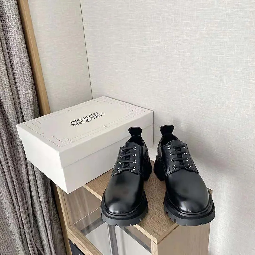 Alexander Mcqueen Wander Lace-Up for Women in Black