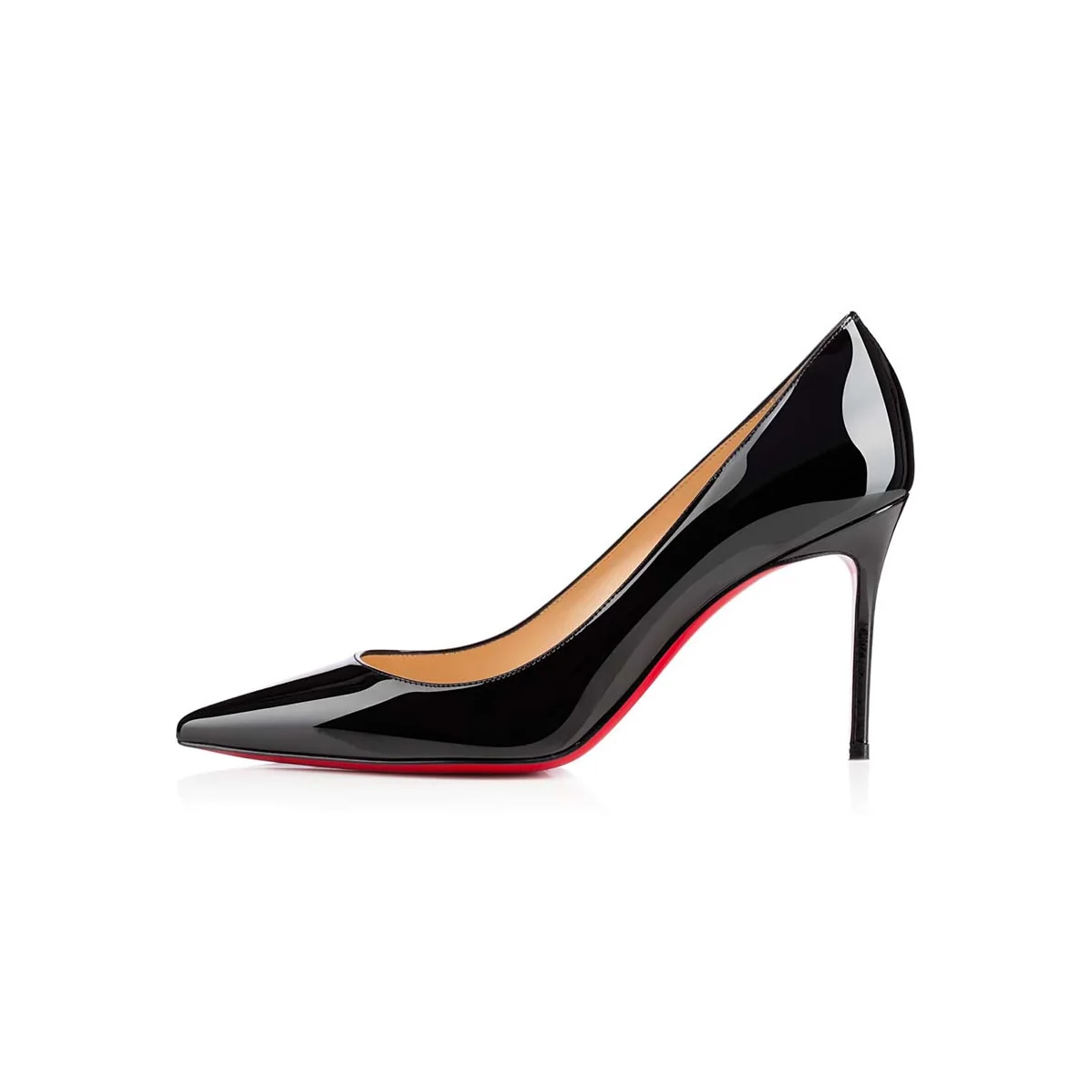 Christian Louboutin Decollete 554 Patent 85 mm Pumps Shoes Black for Women