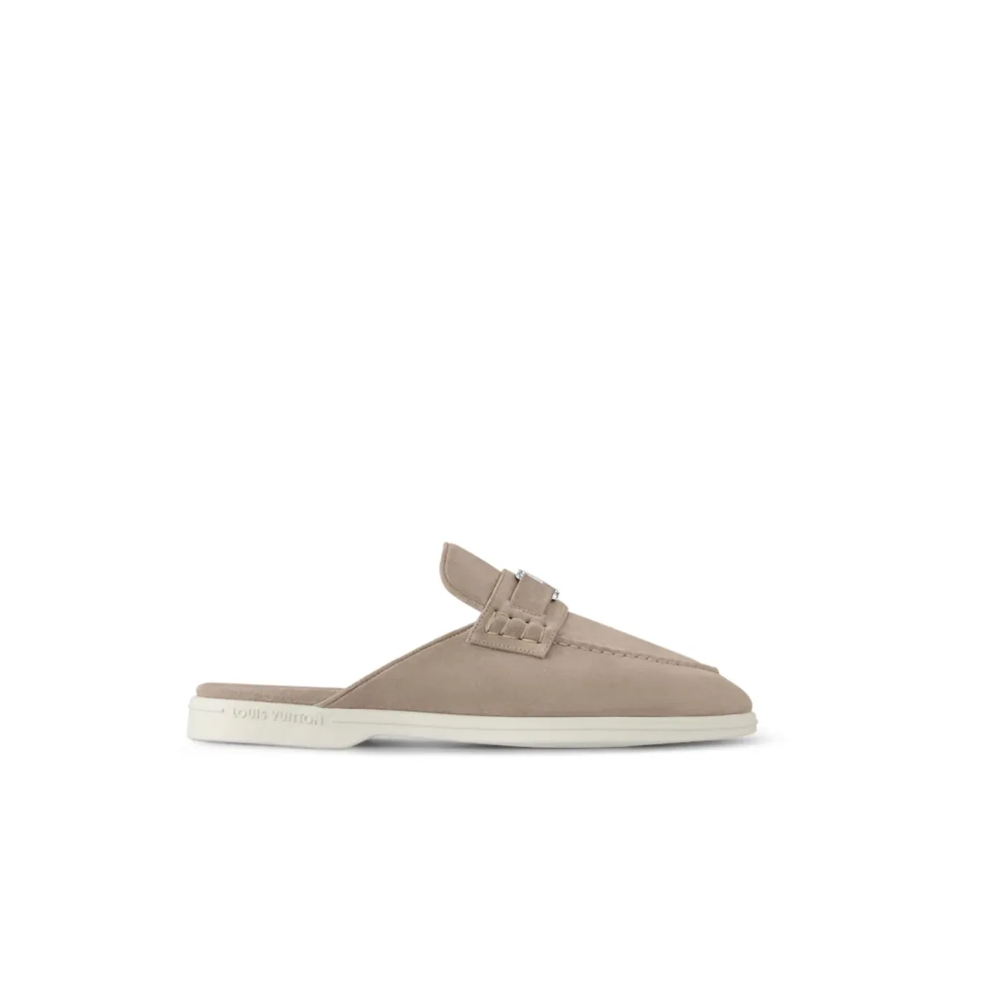 Louis Vuitton Estate Open Back Loafer Beige - 1AHETF Louis Vuitton Estate Open Back Loafer Beige - 1AHETF