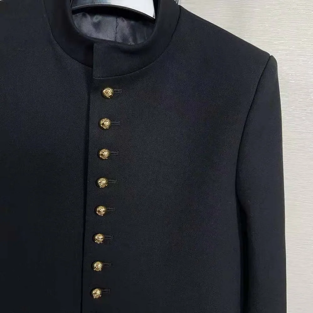 Celine Military Jacket in Wool Cloth for Women in Black Celine Military Jacket in Wool Cloth for Women in Black