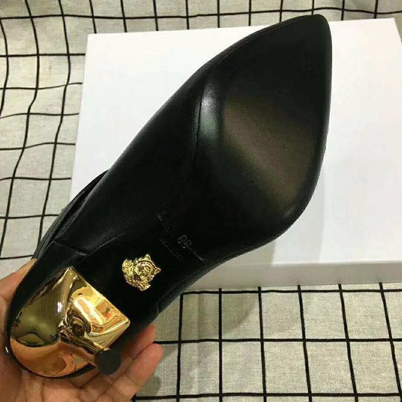Versace Shoes Palazzo High heel Booties-95mm for Women