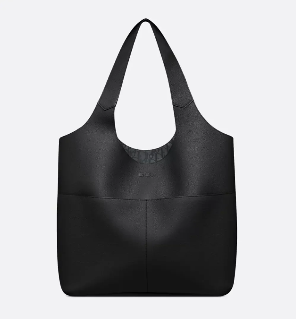 Dior Privé Tote Bag Black Dior Icons Calfskin for Unisex