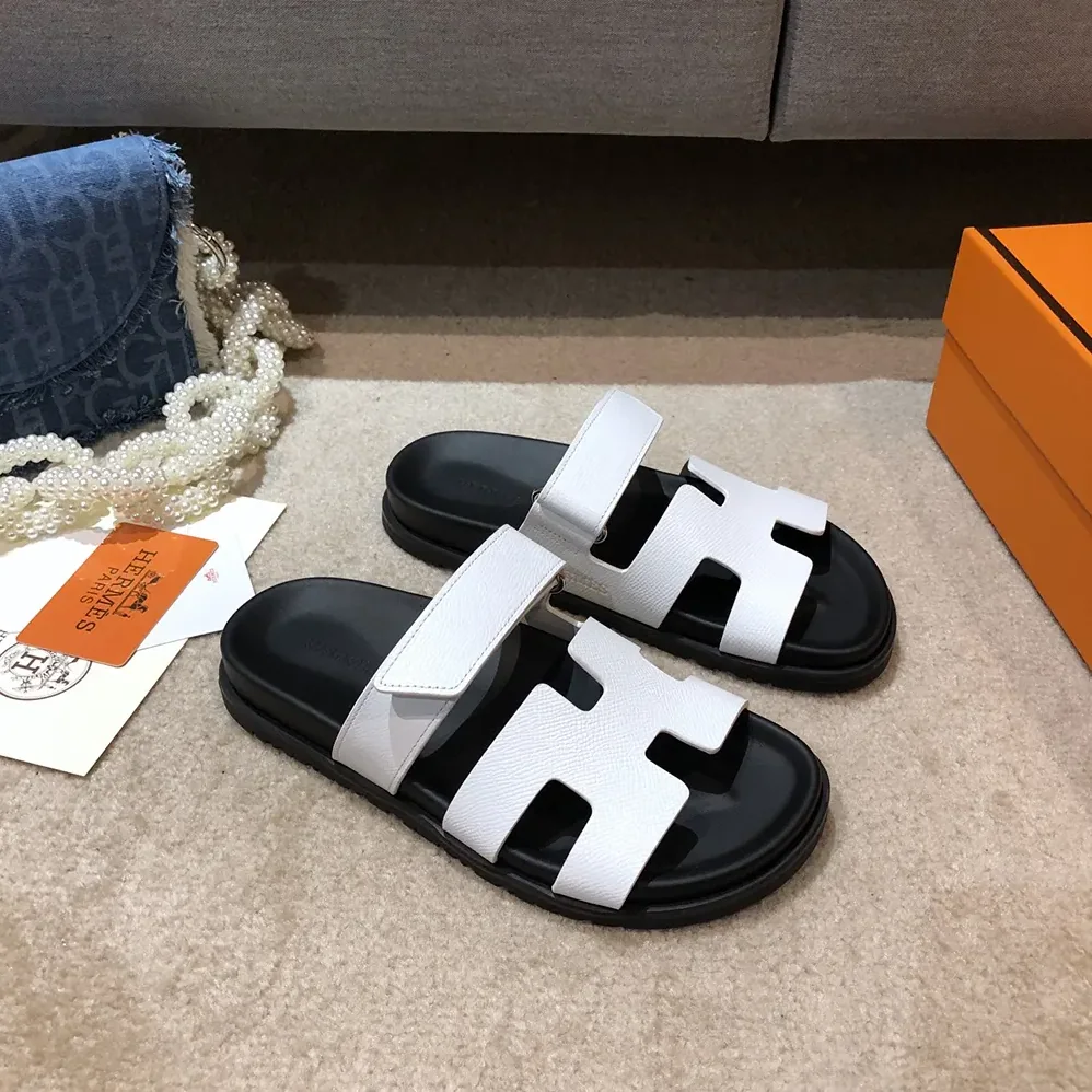 Hermes Chypre Sandal-White H222100Zv90380 for Unisex Hermes Chypre Sandal-White H222100Zv90380 for Unisex