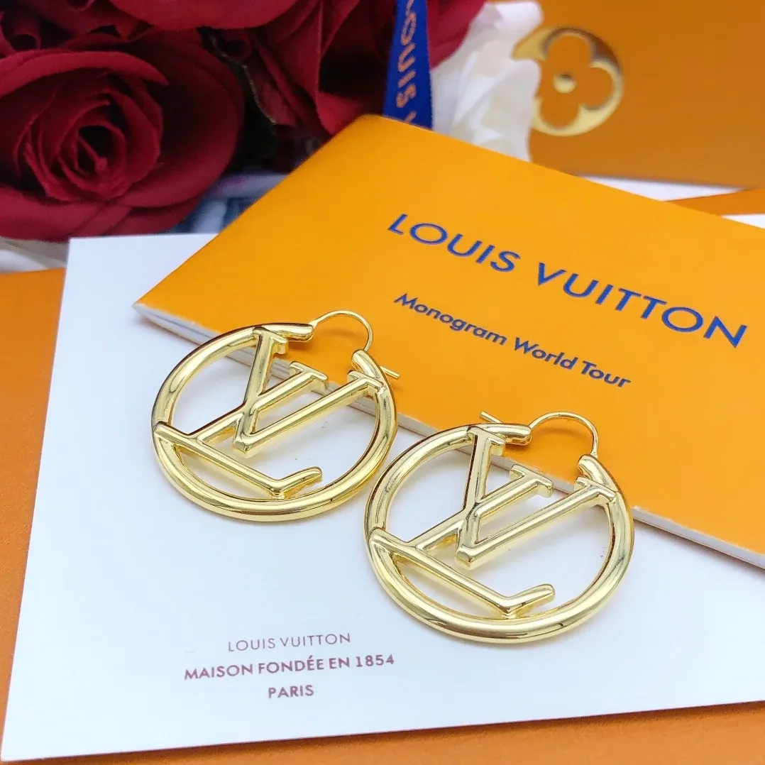Louis Vuitton Latest Earrings Gold