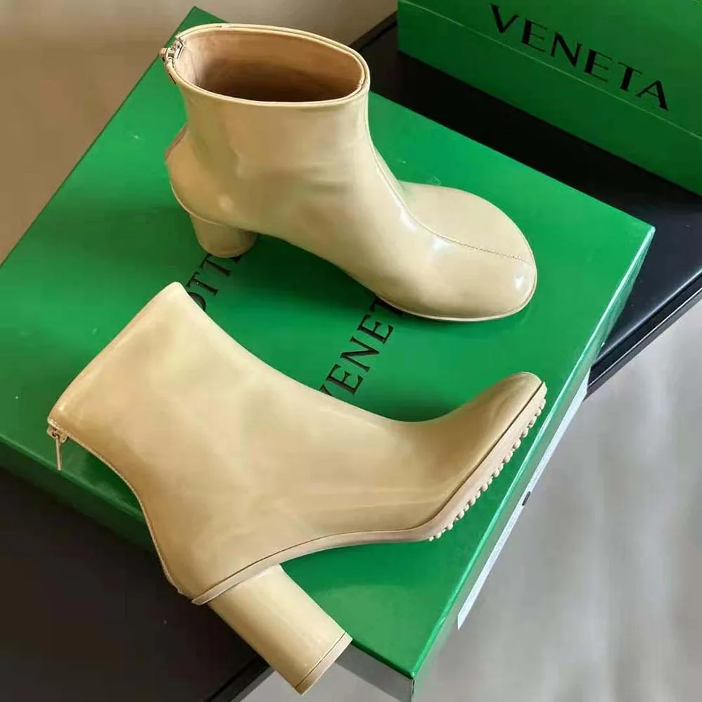 Bottega Veneta Atomic Ankle Boot for Women in Beige Bottega Veneta Atomic Ankle Boot for Women in Beige
