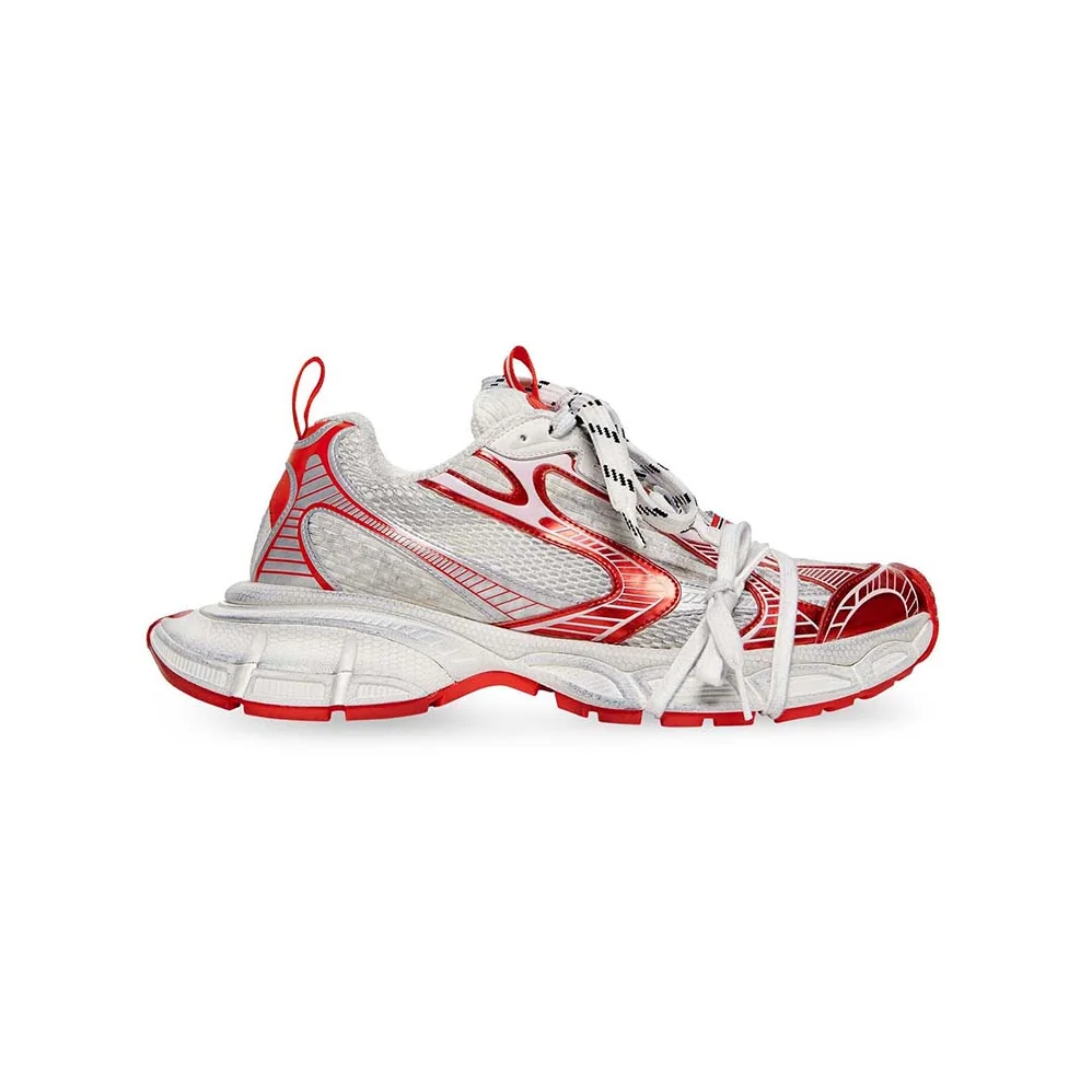 Balenciaga 3XL Sneaker in White and Red Mesh and Polyurethane for Unisex Balenciaga 3XL Sneaker in White and Red Mesh and Polyurethane for Unisex