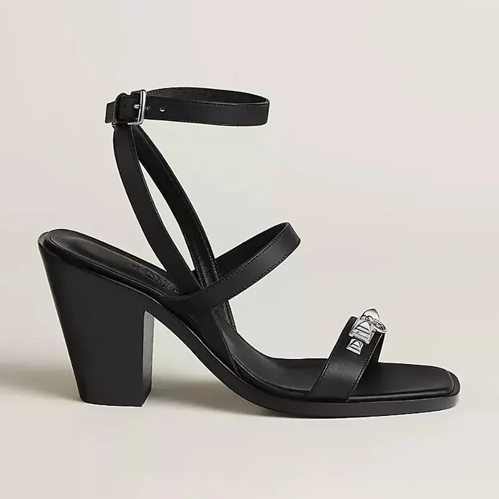 Hermes Ivresse 65 Sandal-Black H241152Z for Women Hermes Ivresse 65 Sandal-Black H241152Z for Women