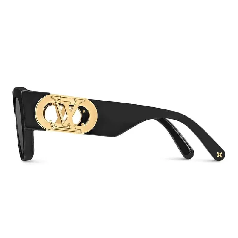 Louis Vuitton Link Square Sunglasses Black Louis Vuitton Link Square Sunglasses Black