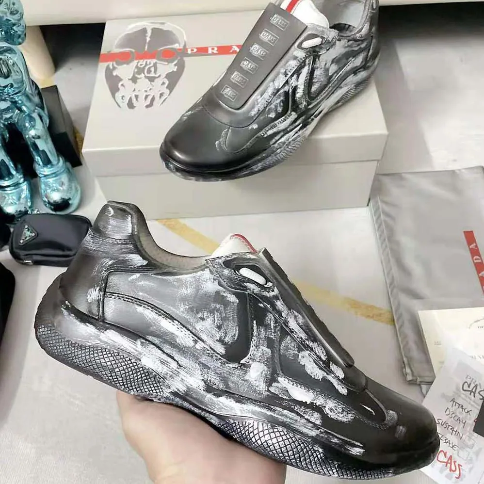 Prada Cass x Prada Americas Cup D3cay Sneakers for Unisex in Black