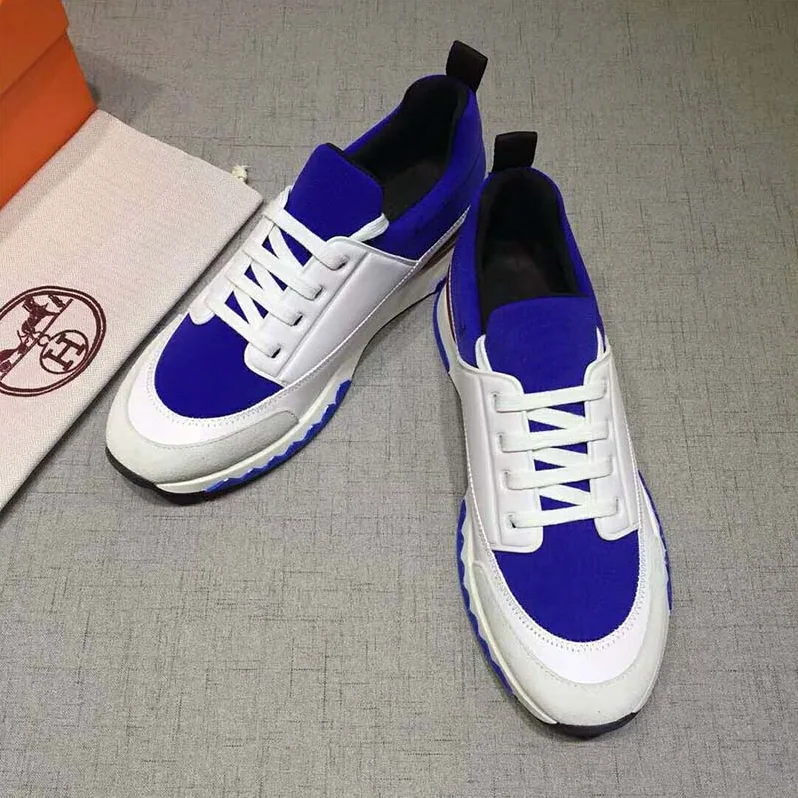 Hermes Shoes Stadium Sneaker for Men in White