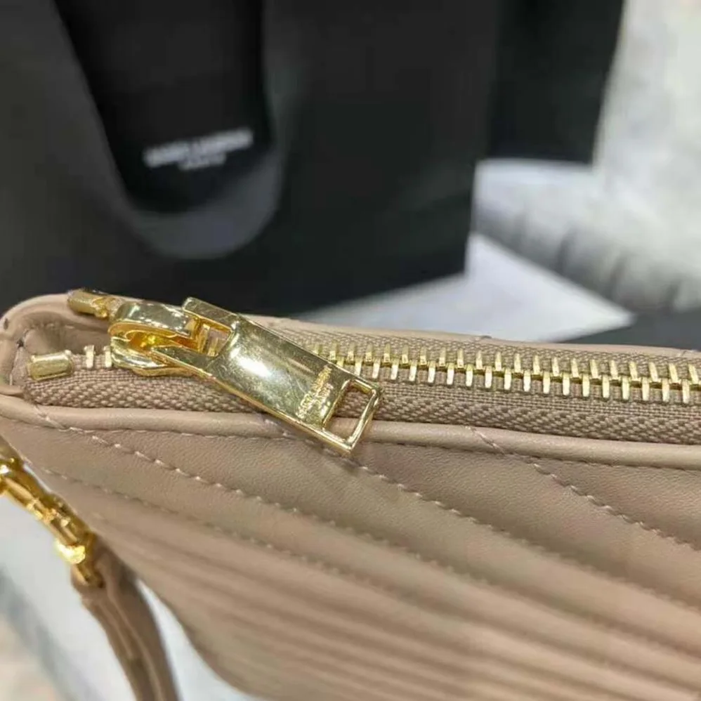 Saint Laurent YSL Monogram Tablet Pouch in Quilted Leather for Women Saint Laurent YSL Monogram Tablet Pouch in Quilted Leather for Women