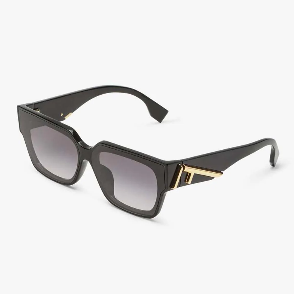 Fendi Fendi First Black Acetate Sunglasses for Women