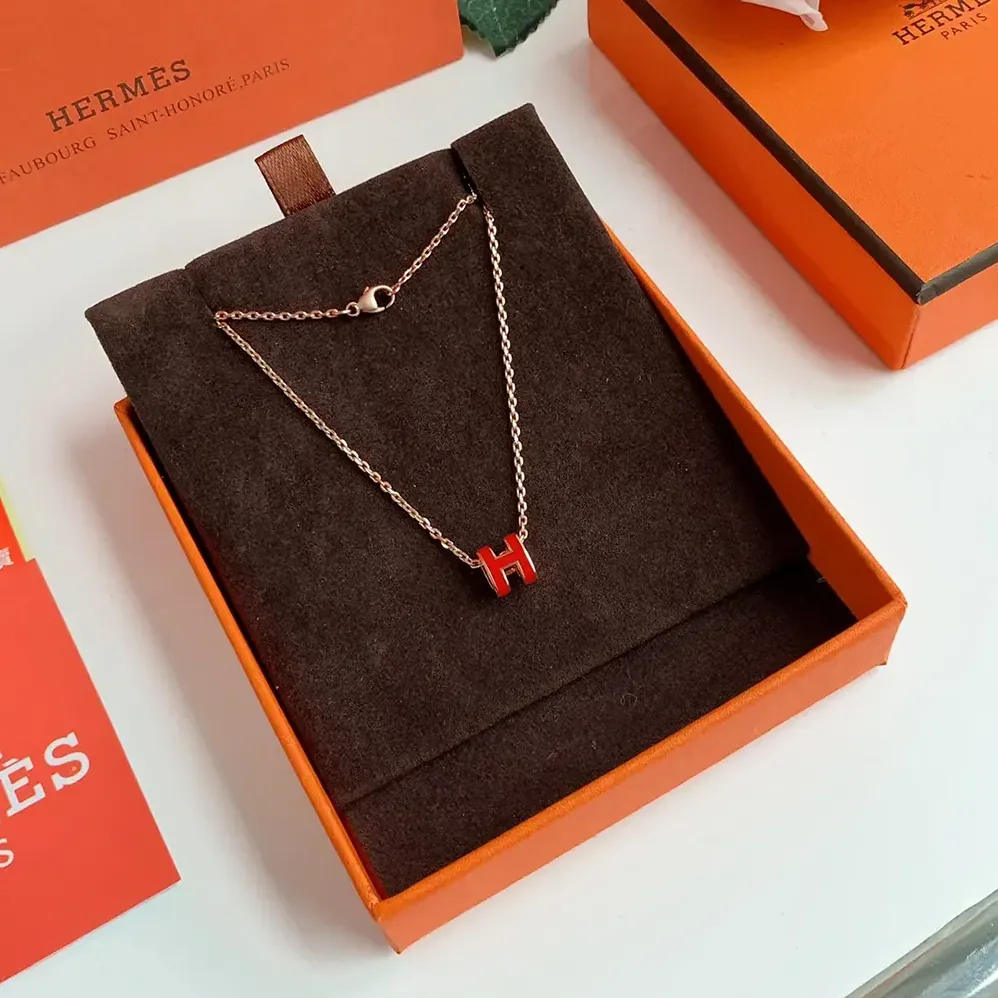Hermes Mini Pop H Pendant-Red H147992F B7 for Women
