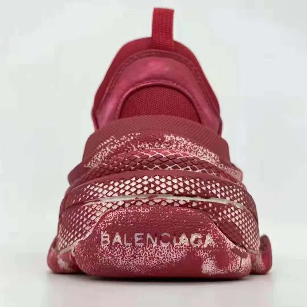 Balenciaga Triple S Faded Sneaker in Red for Women