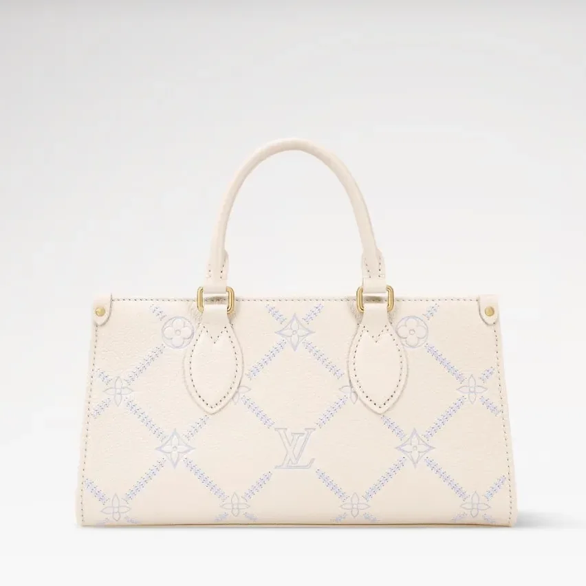 Louis Vuitton OnTheGo East West Tote Bag in Quartz Couture Gold Hardware