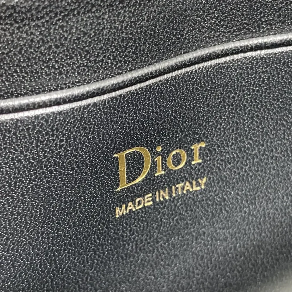 Dior My Dior Mini Bag Black Cannage Lambskin for Women