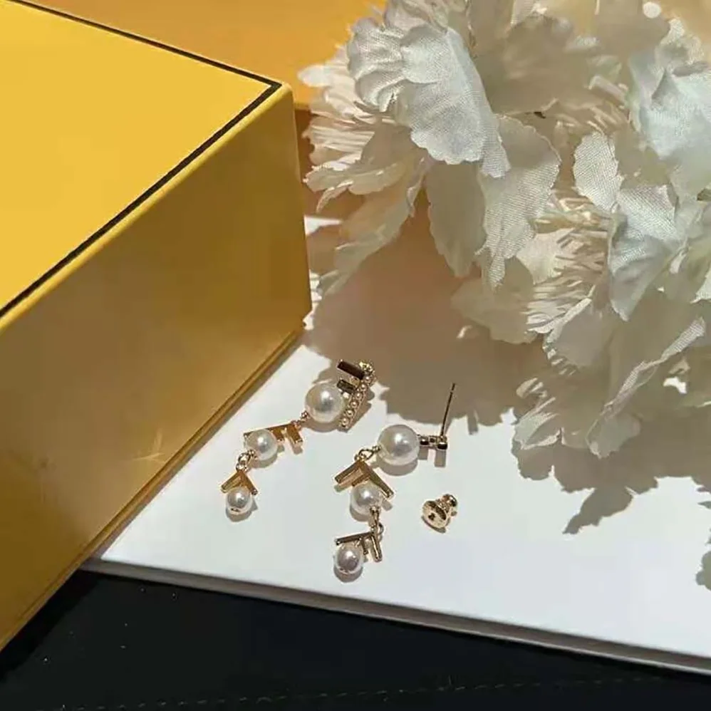 Fendi First Earrings Gold for Women in colored