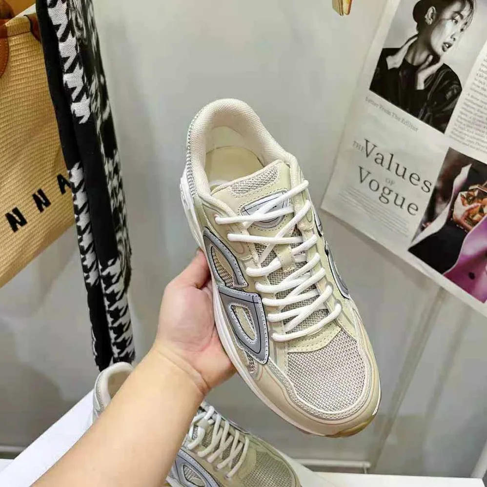 Dior B30 Sneaker Cream Mesh and Technical Fabric for Men Dior B30 Sneaker Cream Mesh and Technical Fabric for Men