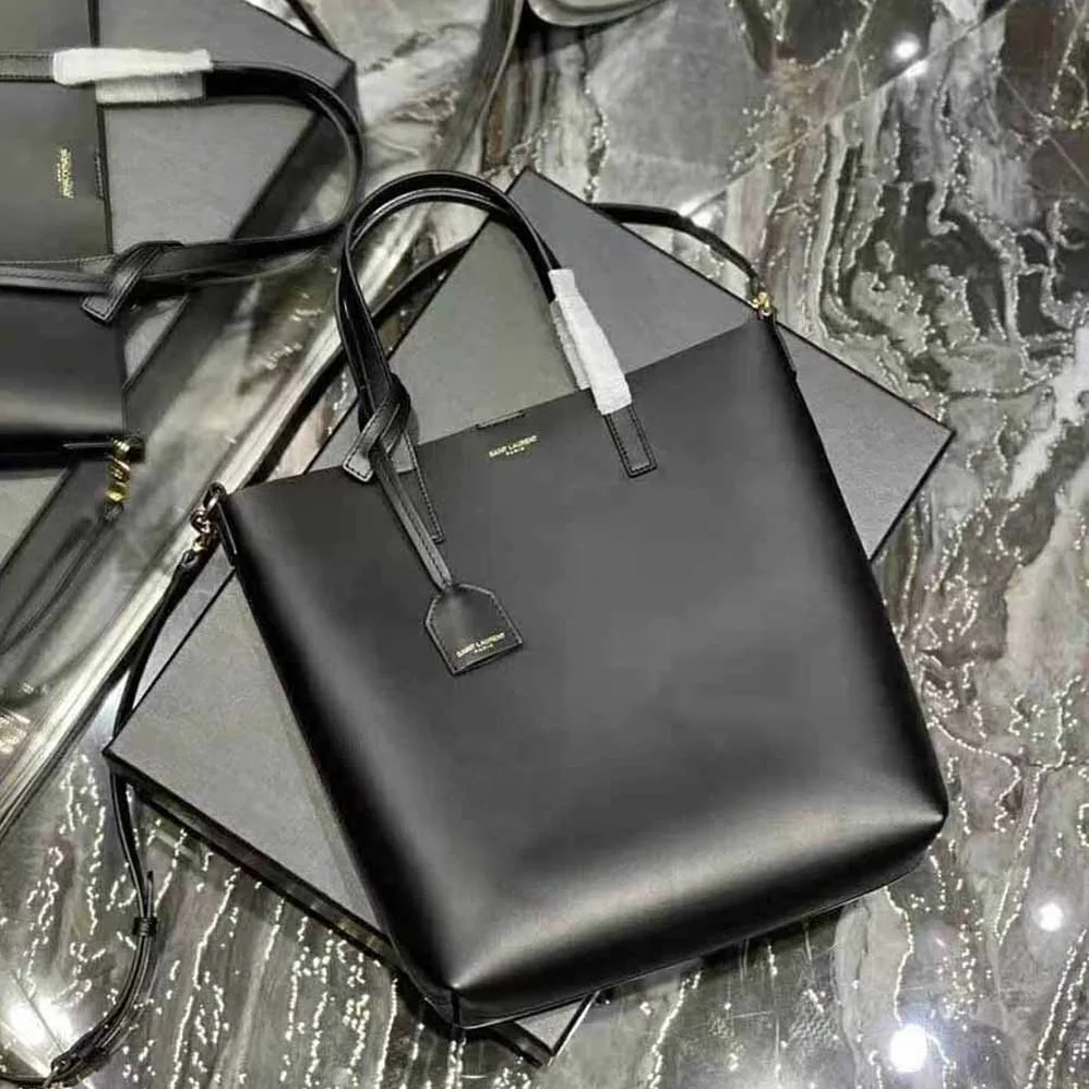 Saint Laurent YSL Shopping Bag Saint Laurent Toy in Supple Leather for Women Saint Laurent YSL Shopping Bag Saint Laurent Toy in Supple Leather for Women