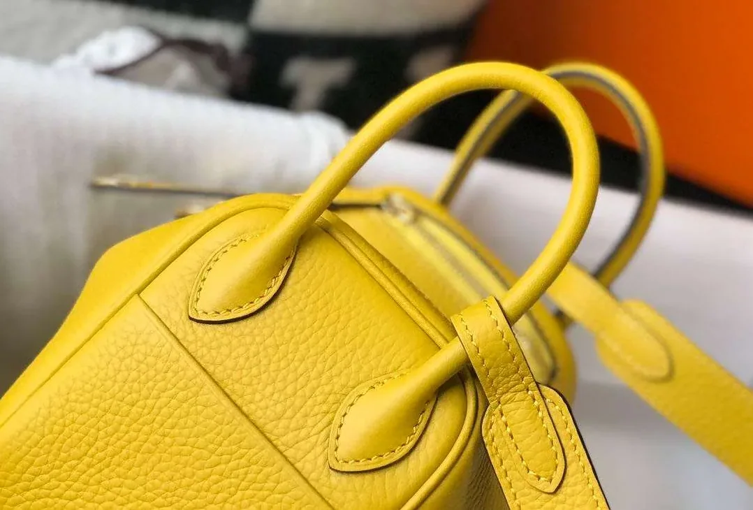Hermes Lindy Mini Yellow /