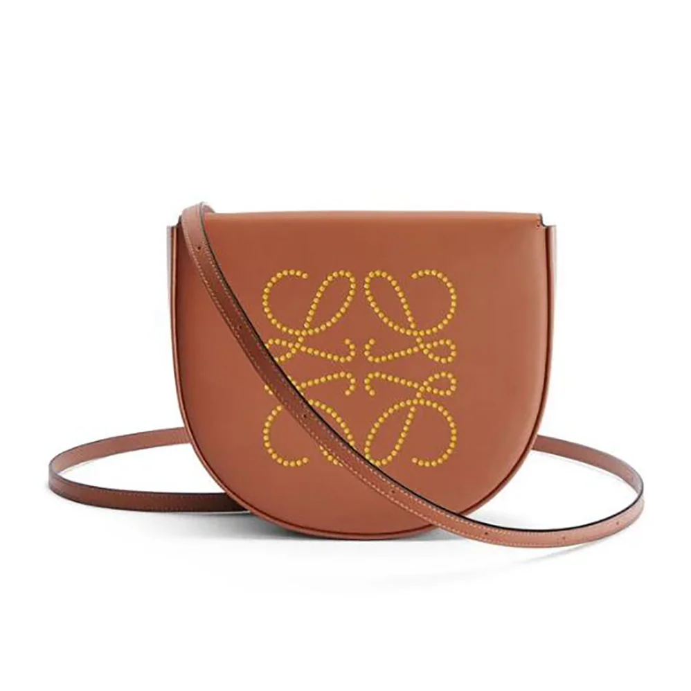 Loewe Heel Bag in Soft Calfskin for Women in Brown Loewe Heel Bag in Soft Calfskin for Women in Brown