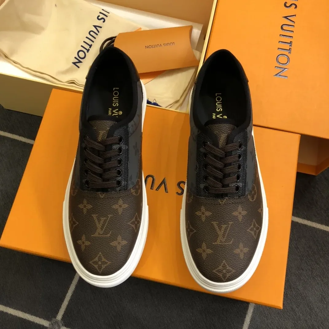 Louis Vuitton LV Trocadero Richelieu Sneaker Brown