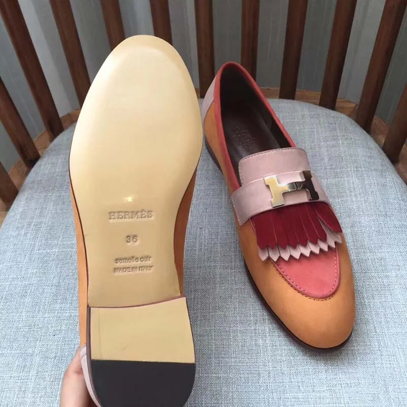 Hermes Shoes Royal Loafer for Women in Pink Hermes Shoes Royal Loafer for Women in Pink