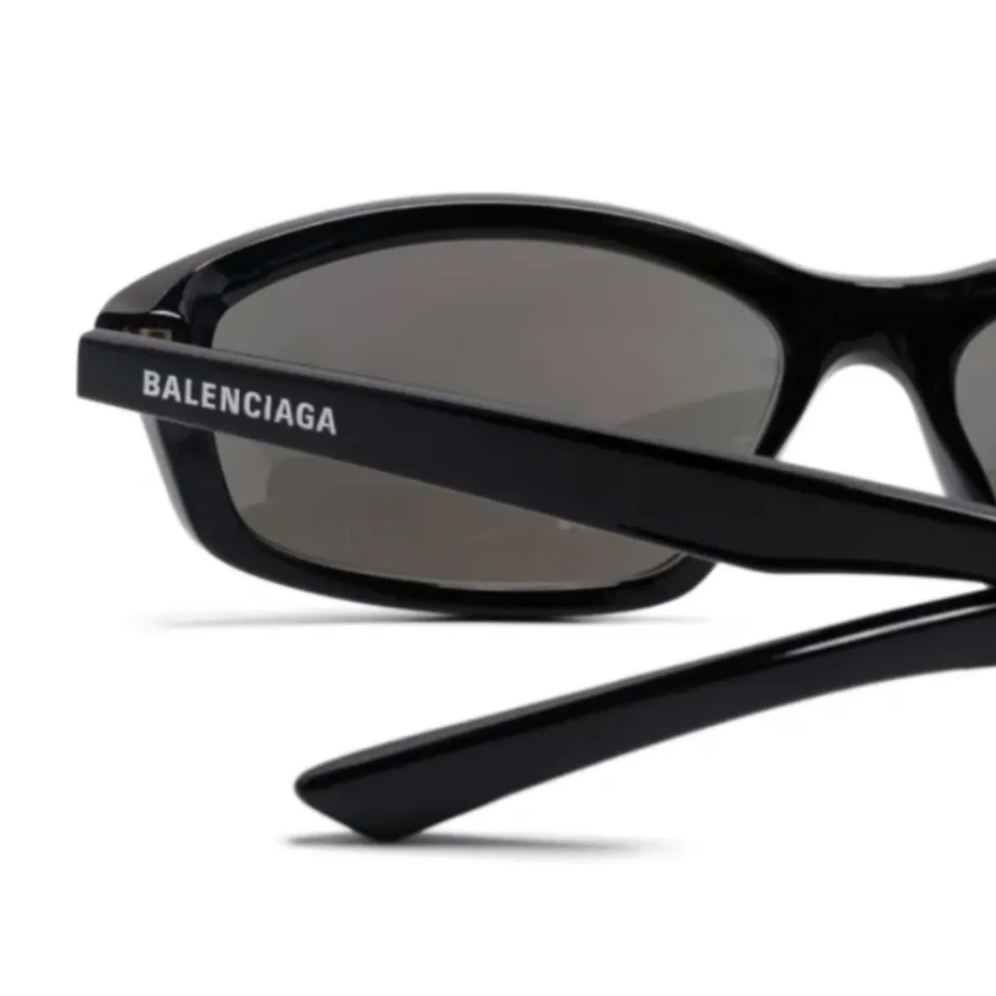 Balenciaga Sporty Wraparound Sunglasses Matte Black Balenciaga Sporty Wraparound Sunglasses Matte Black